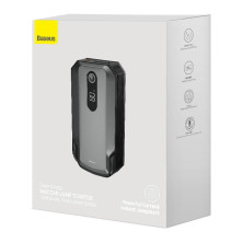 Пускозарядное устройство Бустер Baseus MAX Car Jamp Starter Super Energy 3in1 12V 20000mAh 2000A с функцией Павербанка 5V/3A и LED фонарика Черный