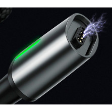 Кабель Baseus Zinc Magnetic Fast Charging Data Cable USB to Lightning 2.4A 1m Черный