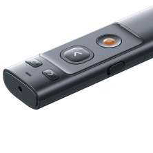Презентер лазерная указка Baseus Orange Dot Wireless Presenter Red Laser Серый