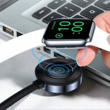 Кабель Baseus Star Ring Series 4-in-1 Wireless Charging Cable USB to Lightning+Type-C+MicroUSB+iWatch 3А 0.18m Чорний