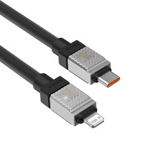 Кабель Baseus CoolPlay Series Fast Charging Data Cable Type-C to Lightning PD 20W 1m Черный