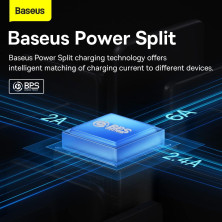 Кабель Baseus Flash Series 2 3-in-2 Fast Charging Data Cable  USB+Type-C to Lightning+Type-C+MicroUSB 100W 1.2m Фіолетовий