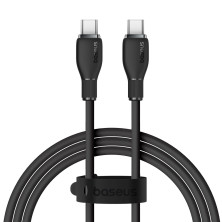 Кабель Baseus Pudding Series Fast Charging Data Cable Type-C to Type-C 100W 20V 5A 1.2m Черный
