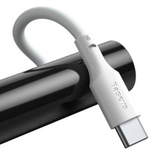 Кабель Baseus Simple Wisdom Series Fast Charging Data Cable USB to Type-C 40W 10V 4A 1.5m Набор 2 шт Белый
