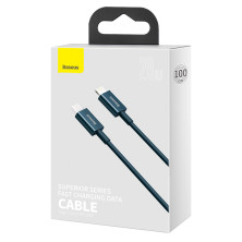 Кабель Baseus Superior Series Fast Charging Data Cable Type-C to Lightning PD 20W 1m Синій