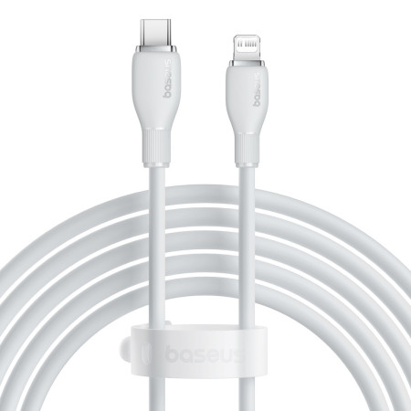 Кабель Baseus Pudding Series Fast Charging Data Cable Type-C to Lightning PD 20W 2m Белый