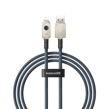 Кабель Baseus Unbreakable Series Fast Charging Data Cable USB to Lightning 2.4A 1m Серый