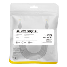 Кабель Baseus High Speed CAT5 RJ45 Gigabit Network Cable Ethernet Круглый 8m Черный