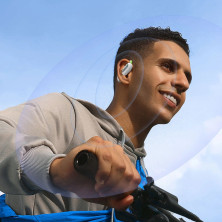 Бездротові навушники відкритого типу Baseus Eli Sport 1 Open-Ear Wireless TWS Earbuds IPX4 Білий