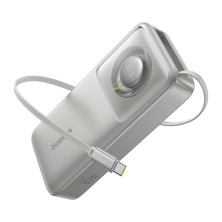 УМБ Baseus Free2Pull with Retractable Cable 20000mAh 65W с технологией QC3.0+PD3.0 и Type-C кабелем 60W Серый