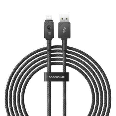 Кабель Baseus Unbreakable Series Fast Charging Data Cable USB to Lightning 2.4A 2m Черный