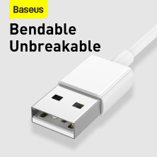 Кабель Baseus Superior Series 3-in-1 Fast Charging Data Cable USB to Lightning+Type-C+MicroUSB 3.5А 0.5m Белый