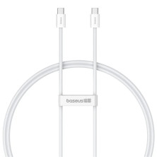 Кабель Baseus Superior 2 Series Fast Charging Data Cable Type-C to Type-C 100W 20V 5A 1m Белый