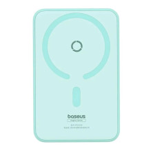 УМБ Baseus MagPro Magnetic Bracket Wireless Fast Charge 5000mAh 20W 2.4A QC3.0+PD3.0 з Бездротовою зарядкою Qi 15W Блакитний