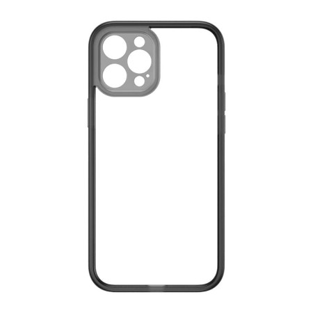 Чохол бампер Baseus Camera Lens Protector Frame Case для Iphone 12 Pro Max 6.7" Чорний