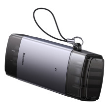 Кардрідер Baseus Lite Card Card Reader USB/Type-C, SD/TF Cards Сірий