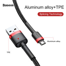 Кабель Baseus Cafule Cable USB to Micro USB 2A 3m Черно-Красный
