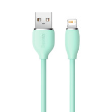 Кабель Baseus Jelly Liquid Silica Gel USB to Lightning 2.4A 1.2m Зеленый