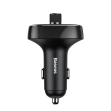 FM-трансмиттер Baseus T-Typed MP3 Car Charger S-09 2USB 3.4A Black (CCALL-TM01)