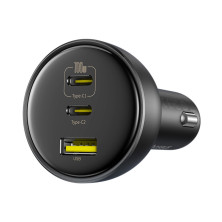 Автомобільний зарядний пристрій Baseus Multi-Port Fast Charge Car Charger 152.5W USB+2Type-C + Кабель Type-C to Type-C 100W 1м Чорний