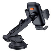 Автотримач для телефона Baseus UltraControl Go Series Clamp-Type Phone Holder Suction Cup Version на торпедо Чорний