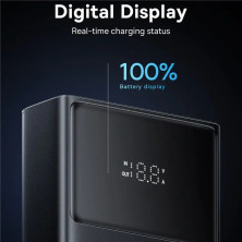 УМБ Baseus Star-Lord Digital Display 20000mAh 65W 6A з технологією QC3.0+PD3.0 2USB+Type-C + Кабель USB to Type-C Чорний