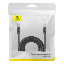 Кабель Baseus High Speed CAT5 RJ45 Gigabit Network Cable Ethernet Круглый 10m Черный