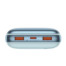 УМБ Baseus Bipow Pro Digital Display 20000mAh 22.5W 5A с технологией QC3.0+PD3.0 2USB+Type-C + Кабель USB to Type-C Голубой