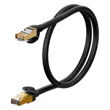 Кабель Baseus High Speed CAT7 Seven Types RJ45 10Gigabit Network Cable Ethernet Круглый 0.5m Черный