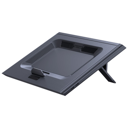 Підставка з охолодженням для ноутбука до 21'' Baseus ThermoCool Heat-Dissipating Turbo Fan Version Сірий