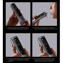 Алкотестер цифровой портативный Baseus SafeJourney Pro Series Breathalyzer Серый
