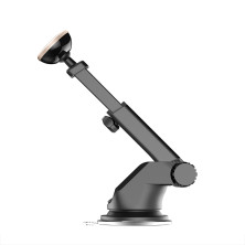Автодержатель для телефона магнитный Baseus Solid Series Telescopic на торпедо Золотистый