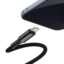 Кабель Baseus High Density Braided Fast Charging Data Cable Type-C to Lightning PD 20W 1m Черный