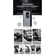 Компресор універсальний Baseus Energy Source Inflator Pump акумуляторний 7500mAh Сірий