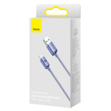 Кабель Baseus Crystal Shine Series Fast Charging Data Cable USB to Type-C 100W 20V 5A 1.2m Фиолетовый