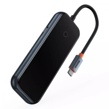 USB-хаб Baseus 4in1 AcmeJoy 4-Port Type-C HUB Adapter Type-C to USB3.0*3, Type-C*1 Серый