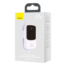 УМБ Baseus Q Pow 20000mAh 22.5W 5A с технологией QC3.0+PD3.0 и Type-C кабелем 22.5W Фиолетовый