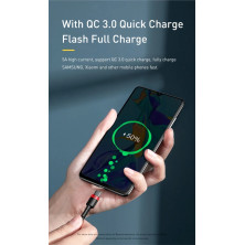 Кабель Baseus Cafule Flash Charging Data Line Cable Type-C to Type-C PD 2.0 QC 3.0 100W 20V 5A 2m Черно-Красный