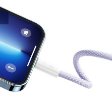 Кабель Baseus Dynamic 2 Series Fast Charging Data Cable Type-C to Lightning PD 20W 2m Фиолетовый