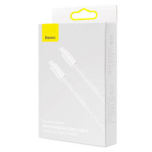 Кабель Baseus Dynamic Series Fast Charging Data Cable Type-C to Type-C 100W 20V 5A 2m Білий