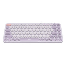 Клавіатура бездротова Baseus K01A Wireless Tri-Mode Keyboard 2.4G/BT1+BT2 Фіолетовий