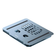 Підставка для ноутбука Baseus UltraStable Pro Series Rotatable and Foldable Laptop Stand на 2 шарнірах обертання 360° Сірий