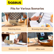 Підставка для телефона Baseus Portable Series Folding Phone Stand Білий