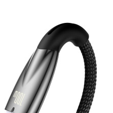 Кабель Baseus Glimmer Series Fast Charging Data Cable USB to Type-C 100W 20V 5A 2m Черный