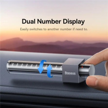 Автовизитка парковочная карта Baseus Number Plate Tint версия для двух номеров Черный