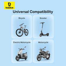 Тримач телефону на велосипед Baseus PrimeTrip Series Stick-on Type Bike Phone Mount Чорний