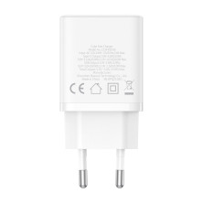 Мережевий зарядний пристрій Baseus Cube Fast Charger QC3.0+PD3.0 20W USB+Type-C 3A Білий