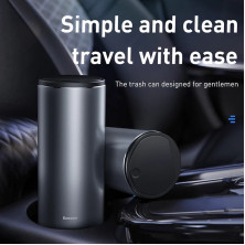 Автомобільний органайзер Baseus Gentleman Style Vehicle-mounted контейнер для сміття Чорний