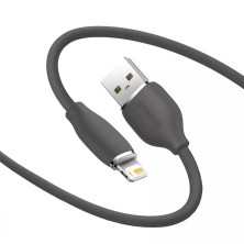 Кабель Baseus Jelly Liquid Silica Gel USB to Lightning 2.4A 1.2m Черный