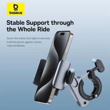 Мото-вело тримач для смартфона Baseus PrimeTrip Series Magnetic Bike Phone Holder Чорний